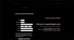 Desktop Screenshot of cougardatingfun.com
